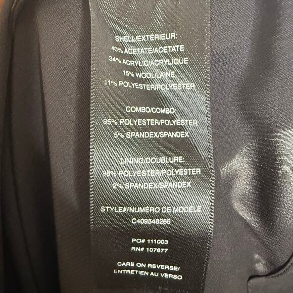 ALICE + OLIVIA Women's Size 6 Foss Cutout Metallic Striped Sexy Pleat Mini Dress - Picture 13 of 16